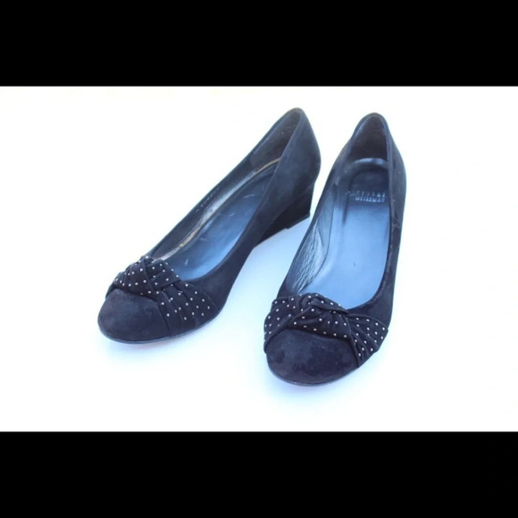 Stuart Weitzman bow wedges - Picture 2 of 8